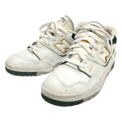 NEW BALANCE ニューバランス BB550PWC スニーカー  ホワイト×グリーン 24.5cm