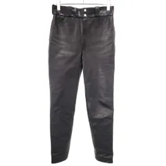 COMOLI コモリ 24AW ホースレザー ライダーパンツ W03-03012 ブラック系 2のサムネイル