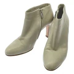 Gianvito Rossi ジャンヴィト ロッシ ヒールショートブーツ 0953 ベージュ 38のサムネイル
