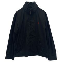 POLO RALPH LAUREN ナイロンジャケット フルジップ 黒 M - メルカリ