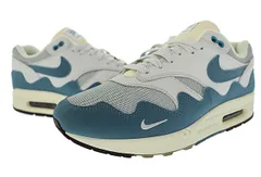ナイキ NIKE ×Patta パタ AIR MAX 1 Noise Aqua エアマックス 1 ノイズアクア DH1348-004 28 青 白 ブルー ホワイト ブランド古着ベクトル 中古▲■250930