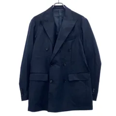 Salon de GW サロンドグローバルワーク ダブルブレストジャケット&イージースラックスパンツ セットアップスーツ  ネイビー ジャケット：L/パンツ：M