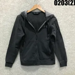アンダーアーマー 起毛 ジップアップ フーディー ブラック S