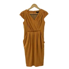 EPOCA(エポカ) ワンピース サイズ40 M レディース美品  - オレンジ 半袖/ロング