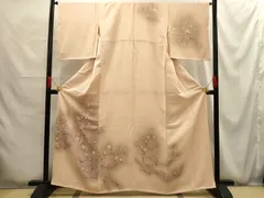 平和屋着物■訪問着　枝花文　暈し染め　金彩　正絹　逸品　AABG1193sx