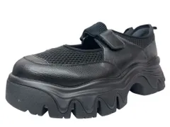 RODEO CROWNS (ロデオクラウンズ) DADSOLE SNEAKER2 ダッドソールスニーカー サンダル 24.5cm US7.5 ブラック レディース/045のサムネイル