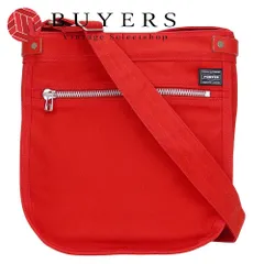 【中古】 ポーター ショルダーバッグ ポーターガール キャンバス レッド カジュアル レディース 女性 PORTER