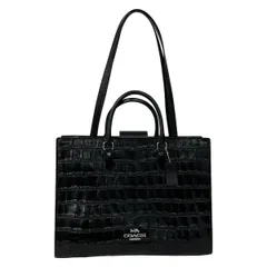 COACH(コーチ) トートバッグ美品  マギー トート バッグ CY667 黒 レザー