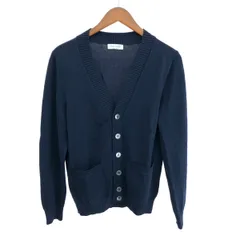 gran sasso グランサッソ 長袖カーディガン サイズ:46 Vネック/コットン    ネイビー メンズ / 240001185939のサムネイル