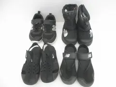  ザ ノースフェイス ナイキ 他 サンダル ブーツ スニーカー 4点 18.5cm 19cm 19.5cm キッズ 男の子 中古