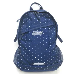 g■コールマン/coleman リュック/バックパック ドット柄■紺/BAG/25【中古】■