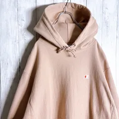 【入手困難】チャンピオン リバースウィーブ Champion REVERSE WEAVE ベージュ ヘビーウエイト パーカー #1774