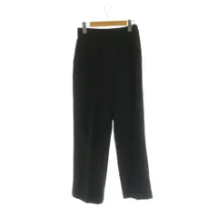 ジャーナルスタンダード レリューム JOURNAL STANDARD relume 24AW ウールライクサージタック パンツ 36 黒 ブラック ゴムウエスト 長ズボン /AG ■OS