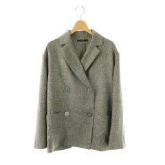 エモダ EMODA オーバースリーブWジャケット テーラード ダブル F グレー /DO ■OS