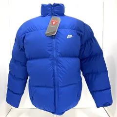 06w15795 ナイキ NIKE 　スポーツウェア クラブ メンズ パファー ジャケット  ゲームロイヤル/ホワイト S  リサイクル素材  ナイキ  ダウンジャケット  【中古品】
