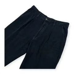 santafe サンタフェ タック スラックス パンツ サイズ 35 /インディゴ系/リヨセル混/日本製のサムネイル