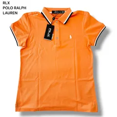 RLX RALPH LAUREN ゴルフ ポロシャツ 半袖 オレンジ S 新品 タグ付 ラルフローレン レディース