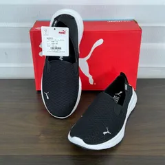 新品未使用 PUMA スニーカー 23cm フレックス エッセンシャル スリップオン スリッポン 365273 10 ブラック /302842 在★27