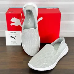 新品未使用 スニーカー PUMA プーマ エッセンシャル スリップオン スリッポン 365273 10 26cm クールライトグレー /302848 在★2