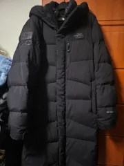 THE NORTH FACE ザノースフェイス ロング丈ダウンジャケット L(100) グースダウン