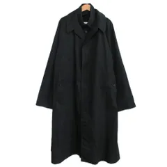 メゾンマルジェラ 10 Maison Margiela 10 25SS レイヤード トレンチコート ステンカラーコート シャツドッキング コットン ロング丈 46 黒 ブラック S50AH0137 M35354のサムネイル