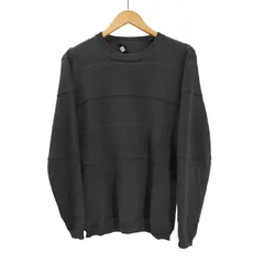 ヘルムートラング HELMUT LANG 90-00S 黒タグ 本人期 イタリア製 凹凸ストライプ ニット カットソー メンズ 表記無 のサムネイル