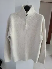 UNIQLO ニット ハーフネック ジップアップ メンズ L