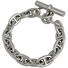 エルメス HERMES シェーヌダンクル MM 16コマ ブレスレット シルバー925 シルバー レディース 【中古】