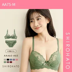 【SHIROHATO公式】【正規品・新品】ソニアブラック SONIA BLACK シアーレース ブラジャー ショーツ セット AAA･AA･A 小さいサイズ プチ胸(AA75-M)
