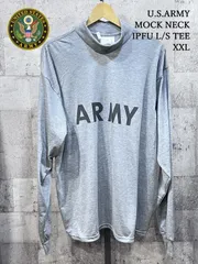 U.S.ARMY 米軍 IPFU トレーニング モックネック 長袖Tシャツ XXL アーミー ミリタリー ロンTのサムネイル
