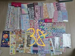 ダイアリーデコ用 ポラロイドデコレーション ステッカー 38個 まとめ