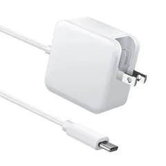 Switch/Mac Book 持ち運び 軽量 Mac電源アダプタ 65w/45w急速/1.5mType-Cケーブル一体型/折畳式プラグ/PSE】acアダプター Pro pro/レノボ/Lenovo交換用充電器【GaN+(窒化ガリウム)採用/PD Macboo