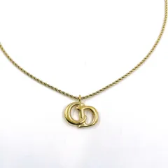 Christian Dior CDロゴ GP ゴールド ネックレス