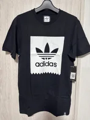 adidas オリジナルストレフォイル ビッグロゴ Tシャツ ブラック S正規品 黒