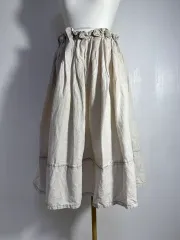 コム・デ・ギャルソン トリコット リネン フレア スカート