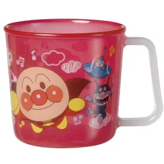 アンパンマン マグカップ レッド (絵柄がはがれないタイプ) [レッド]