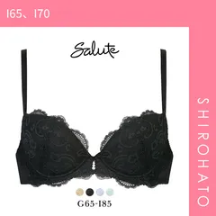 おトク【SHIROHATO公式】【正規品・新品】ワコール Wacoal サルート Salute series00 P-UP 3/4カップ ブラジャー GHI プッシュアップブラ 谷間 大きいサイズ 単品(I65、I70)