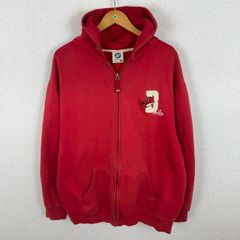 90s SOHK スクールオブハードノックス フルジップパーカー ロゴ刺繍