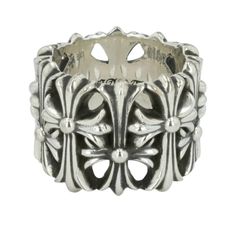 CHROME HEARTS セメタリークロスリング シルバー US8 - メルカリ