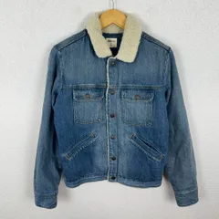 GAP ギャップ デニムジャケット ボア インディゴ XSサイズ レディース 古着 アメカジ シンプル