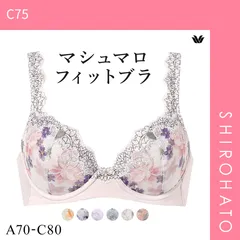 おトク【SHIROHATO公式】【正規品・新品】ワコール Wacoal マシュマロフィットブラ BXB486 ブラジャー ABC 単品(C75)