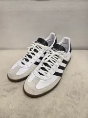 ほぼ新品) adidas アディダス スペツィアル ハンドボール スニーカー 白 黒 300