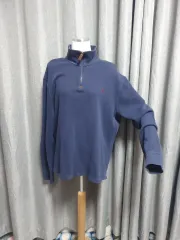 XL ポロ ラルフローレン ネイビー ハーフジップアップ スウェット
