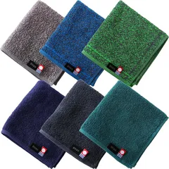 【新着商品】imaa(アイマ) 今治タオル 認定 ハンドタオル タオルハンカチ 6枚 セット 日本製 綿100% 真空圧縮パック Gアソート6枚