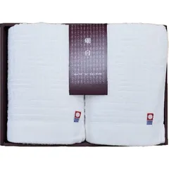 【新着商品】今治タオル ボックス入り プレゼント 箱入り 日本製 贈答(瑚白, フェイスタオル２枚)