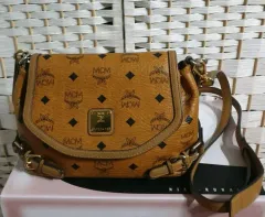 MCM ヴィセトス ショルダートゥーバッグ クロス ブラウン バッグ