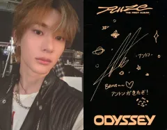 【中古】コレクションカード(男性) RIIZE/アントン(ANTON)/裏面印刷サイン・メッセージ入り/CD「ODYSSEY」(JEWEL CASE-UNIVERSE Ver.)封入フォトカード