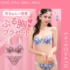 【SHIROHATO公式】【正規品・新品】サンエイ 脇高 ガーリーローズ ブラセット EF 大きいサイズ グラマー 脇肉 はみ肉すっきり 脇寄せ ブラジャー ショーツ セット 美胸 谷間 丸胸 SANEI(E70-M、E75-L、E80-L、E85-LL)