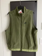 ナイキ フリース ベスト オリーブ L 新品