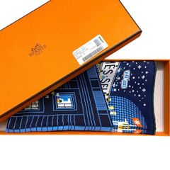 エルメス プチスカーフ ガヴロッシュ レア柄❣️「イリスのエチュード